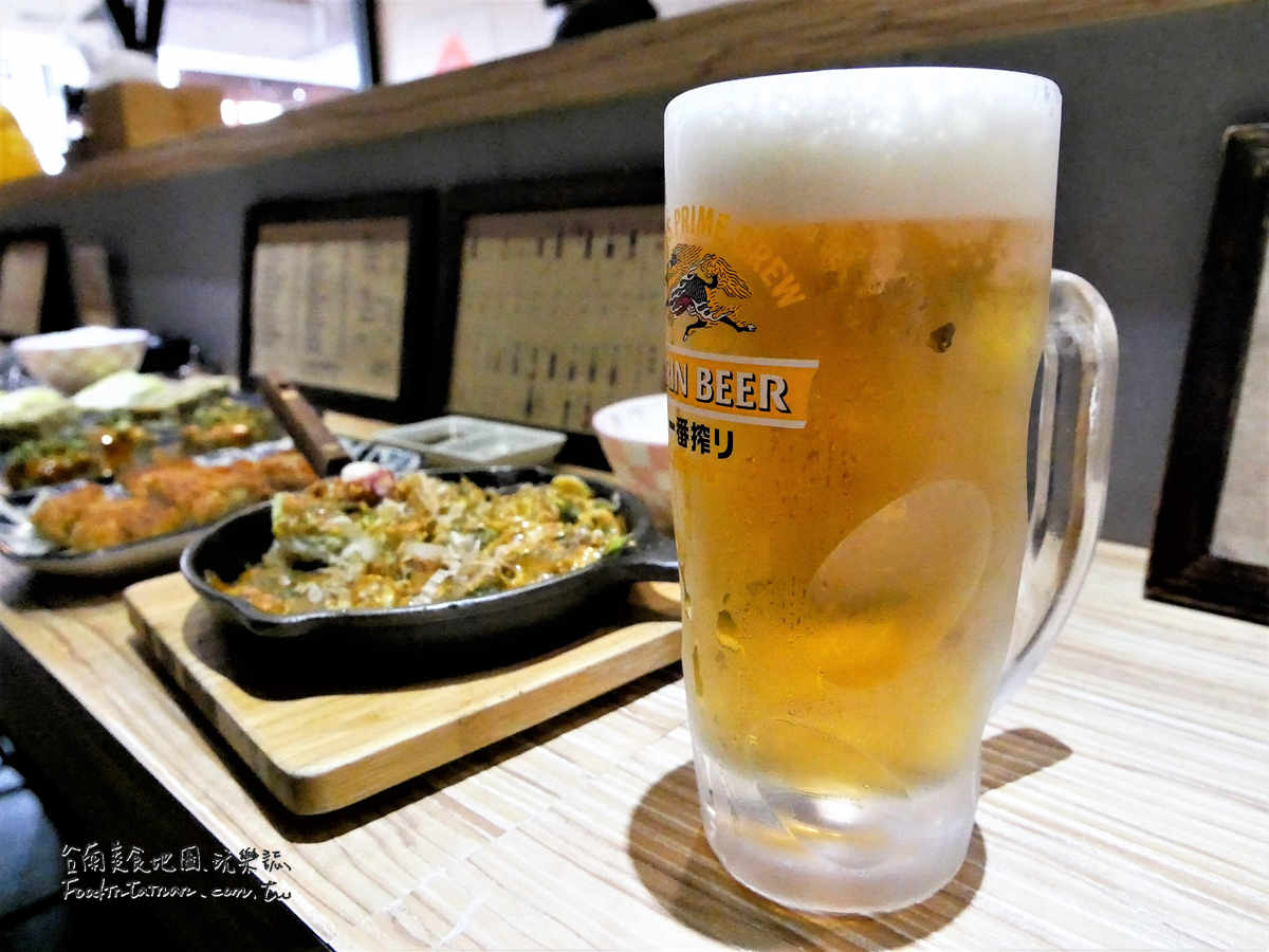 台南在地人推薦的居酒屋鐵板料理-BD 鐵板食作。台南鐵板魂。啤酒。