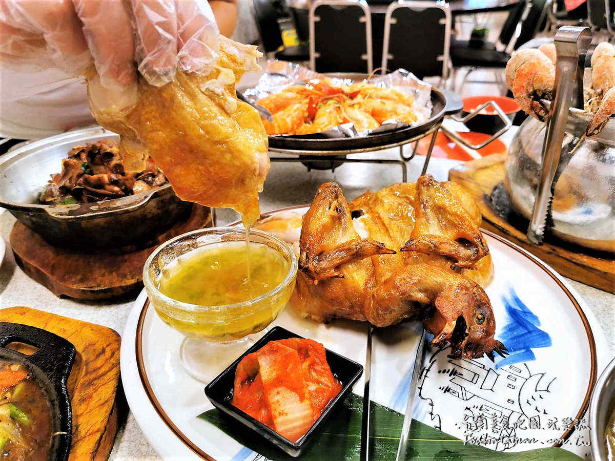 台南推薦平價台式海鮮燒烤桶仔雞快炒熱炒泰國蝦料理餐廳-945夯海鮮燒烤