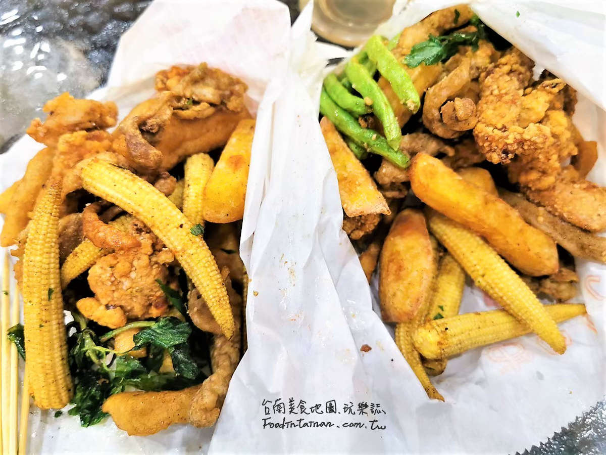 台南安南區推薦晚餐宵夜點心平價國民小吃-朋友鹹酥雞